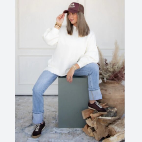 LAST ONE! new Free People We The Free Women’s Wonderful Cotton Pullover Top - Picture 13 of 16